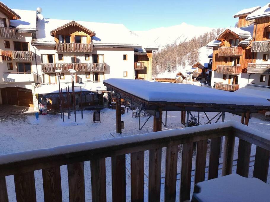 T2 + Coin Montagne - Wifi/Piscine - Les Orres 1800 Lejlighed Eksteriør billede
