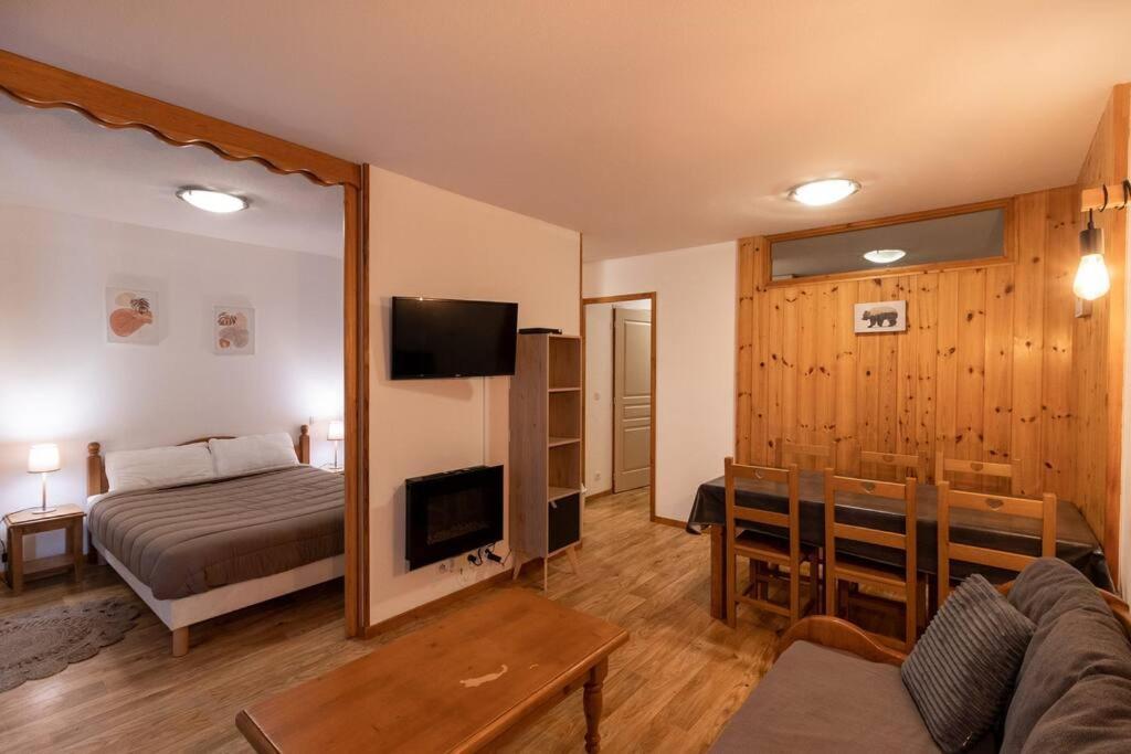 T2 + Coin Montagne - Wifi/Piscine - Les Orres 1800 Lejlighed Eksteriør billede